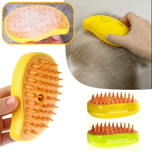 3 in 1 Pet Brush Cat Steam Brush Steamy Dog Brush Electric Spray Cat Hair Brushes Massage Pet Grooming Comb Hair Removal Combs